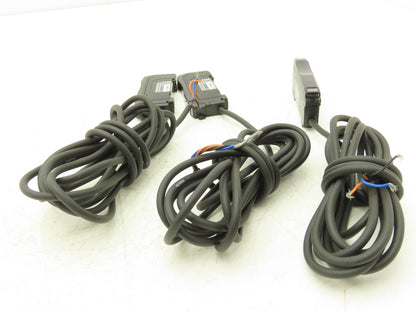 Keyence FS-N11MN Fiber Amplifier Main Unit Cable Type NPN 12-24VDC Lot of 3