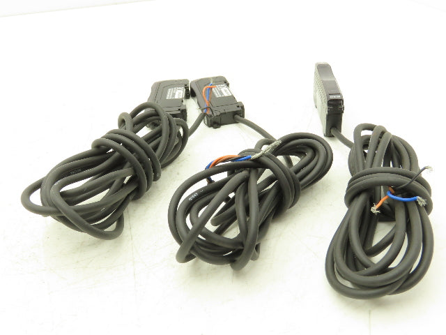 Keyence FS-N11MN Fiber Amplifier Main Unit Cable Type NPN 12-24VDC Lot of 3