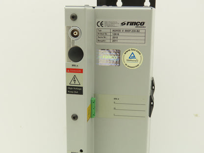 Rinco Ultrasonics AGM35-4-900P-230-B2 Ultrasonic Generator for Plastic Welding