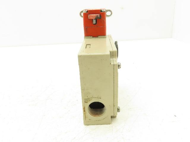 Omron D4BL-2DRG Solenoid Interlock Safety Door Switch 24VDC With Straight Latch