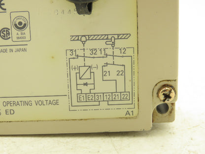 Omron D4BL-2DRG Solenoid Interlock Safety Door Switch 24VDC With Spring Latch