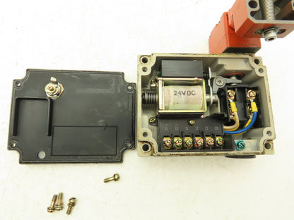 Omron D4BL-2DRG Solenoid Interlock Safety Door Switch 24VDC With Spring Latch