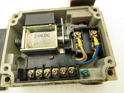 Omron D4BL-2DRG Solenoid Interlock Safety Door Switch 24VDC With Spring Latch