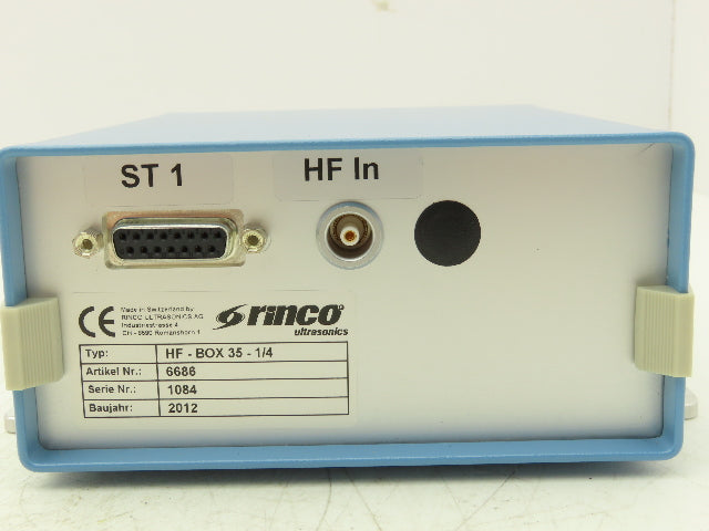 Rinco Ultrasonics HFBOX35 Signal Switch Box 1 Generator to 4 Oscillator Systems