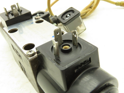 Tokimec DG4V-3-2C-M-U1-H-7-54 Directional Control Double Solenoid Valve 4/3 24V