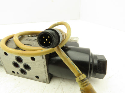 Tokimec DG4V-3-2C-M-U1-H-7-54 Directional Control Double Solenoid Valve 4/3 24V