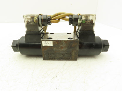 Tokimec DG4V-3-2C-M-U1-H-7-54 Directional Control Double Solenoid Valve 4/3 24V