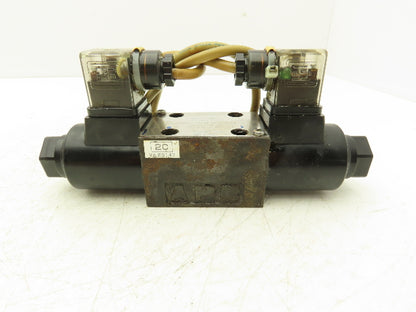Tokimec DG4V-3-2C-M-U1-H-7-54 Directional Control Double Solenoid Valve 4/3 24V