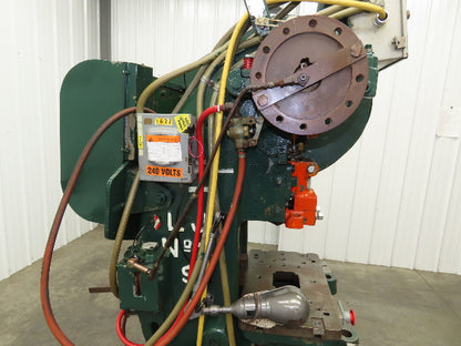 L&J No 3 Mechanical OBI Punch Press 22 Ton 2-1/2" Stroke 2Hp 3Ph Air Clutch