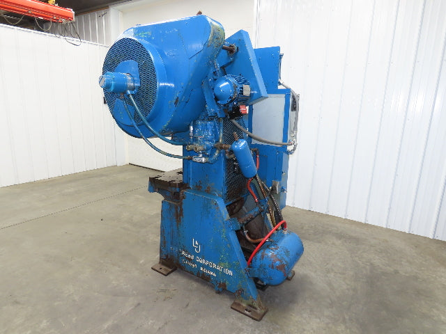 L&J No 22 Mechanical OBI Punch Press 22 Ton 3" Stroke 2Hp 3Ph Air Clutch Brake