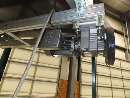 Transnorm TS1500/140 90° LH Curve 42" Belt Conveyor 200FPM Belt Drive 460V 3PH