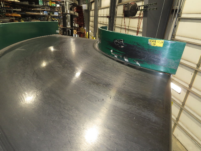 Transnorm TS1500/140 90° LH Curve 42" Belt Conveyor 200FPM Belt Drive 460V 3PH