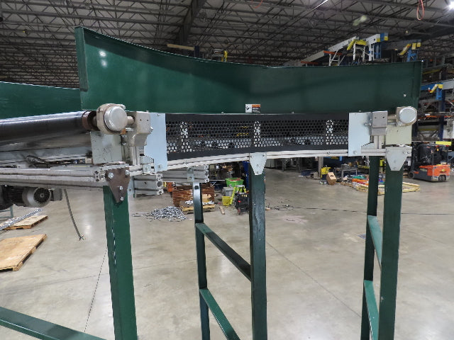 Transnorm TS1500/140 90° LH Curve 42" Belt Conveyor 200FPM Belt Drive 460V 3PH