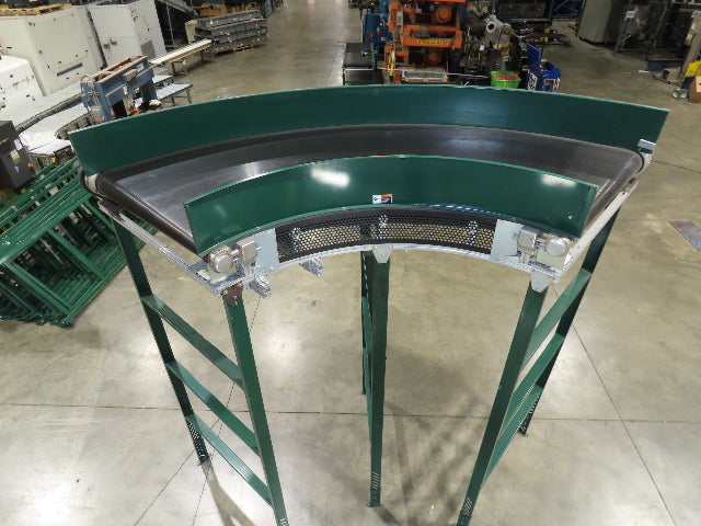 Transnorm TS1500/140 90° LH Curve 42" Belt Conveyor 200FPM Belt Drive 460V 3PH