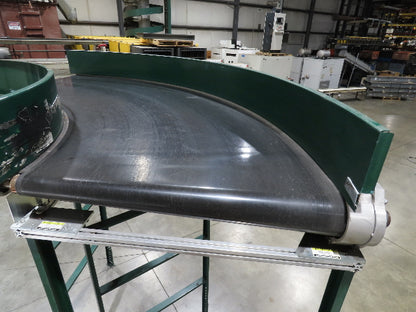 Transnorm TS1500/140 90° LH Curve 42" Belt Conveyor 200FPM Belt Drive 460V 3PH