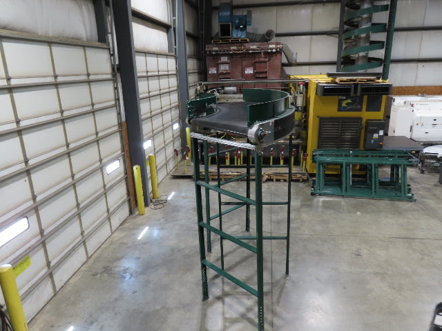 Transnorm TS1500/140 90° LH Curve 42" Belt Conveyor 200FPM Belt Drive 460V 3PH