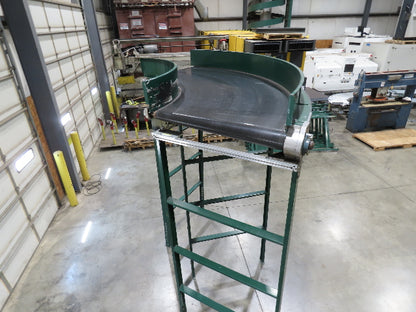 Transnorm TS1500/140 90° LH Curve 42" Belt Conveyor 200FPM Belt Drive 460V 3PH