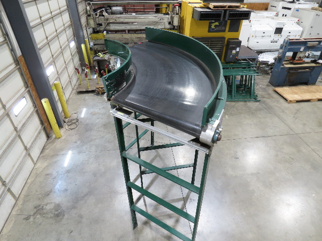 Transnorm TS1500/140 90° LH Curve 42" Belt Conveyor 200FPM Belt Drive 460V 3PH