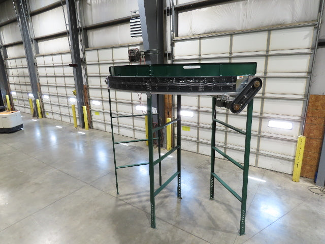 Transnorm TS1500/140 90° LH Curve 42" Belt Conveyor 200FPM Belt Drive 460V 3PH