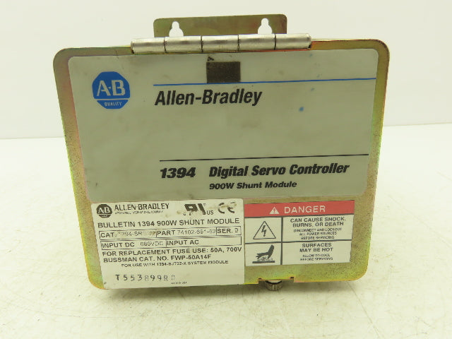 Allen Bradley 1394-SR9AF 900W Shunt Module For use with Digital Servo Controller