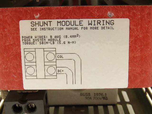 Allen Bradley 1394-SR9AF 900W Shunt Module For use with Digital Servo Controller