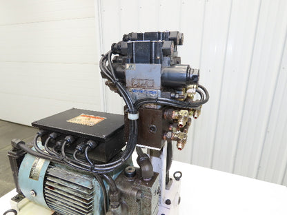 Okuma Hydraulic Power Unit 5gal Tank 8gpm 1100psi Nachi Uni Pump 3Hp 220V