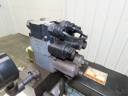 Okuma Hydraulic Power Unit 5gal Tank 8gpm 1100psi Nachi Uni Pump 3Hp 220V
