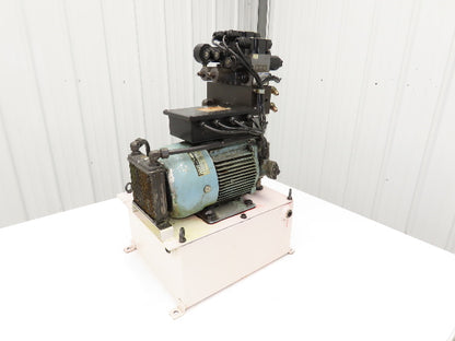 Okuma Hydraulic Power Unit 5gal Tank 8gpm 1100psi Nachi Uni Pump 3Hp 220V