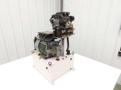 Okuma Hydraulic Power Unit 5gal Tank 8gpm 1100psi Nachi Uni Pump 3Hp 220V