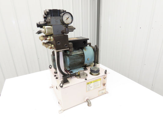 Okuma Hydraulic Power Unit 5gal Tank 8gpm 1100psi Nachi Uni Pump 3Hp 220V