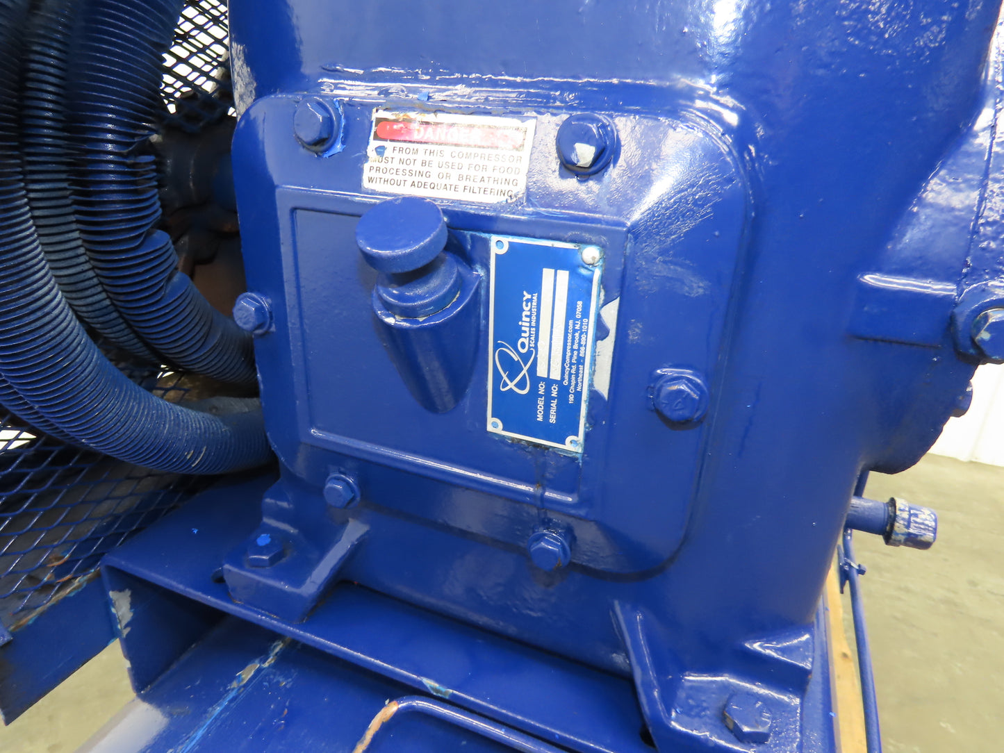 Quincy 350 Piston Air Compressor Pump 36CFM 175PSI 10Hp 230/460V 120G Tank