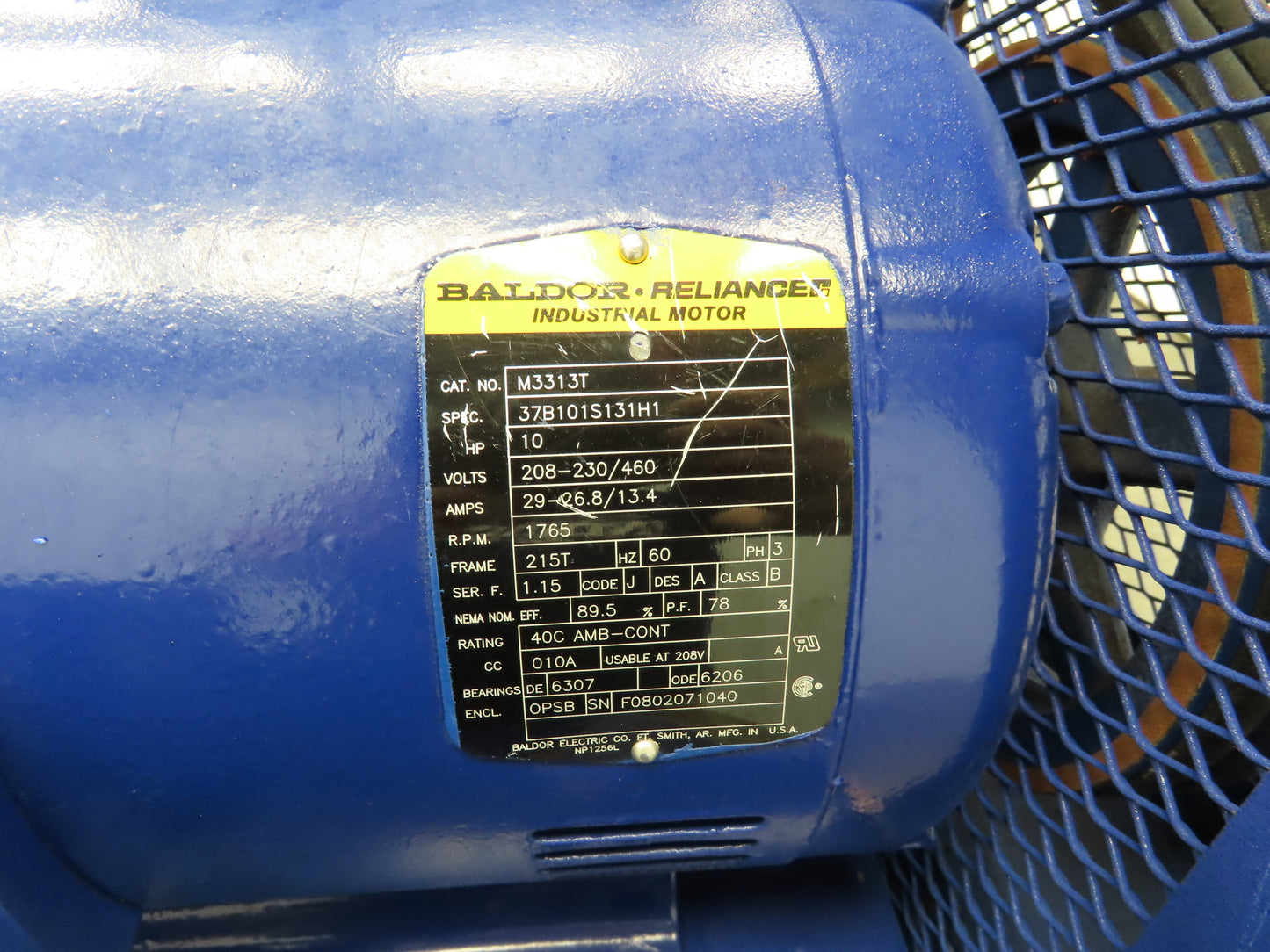 Quincy 350 Piston Air Compressor Pump 36CFM 175PSI 10Hp 230/460V 120G Tank