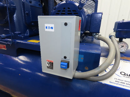 Quincy 350 Piston Air Compressor Pump 36CFM 175PSI 10Hp 230/460V 120G Tank