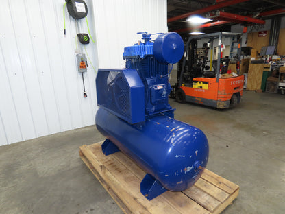 Quincy 350 Piston Air Compressor Pump 36CFM 175PSI 10Hp 230/460V 120G Tank