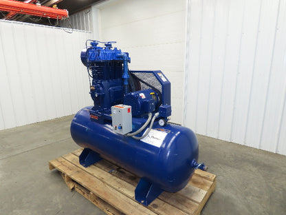 Quincy 350 Piston Air Compressor Pump 36CFM 175PSI 10Hp 230/460V 120G Tank
