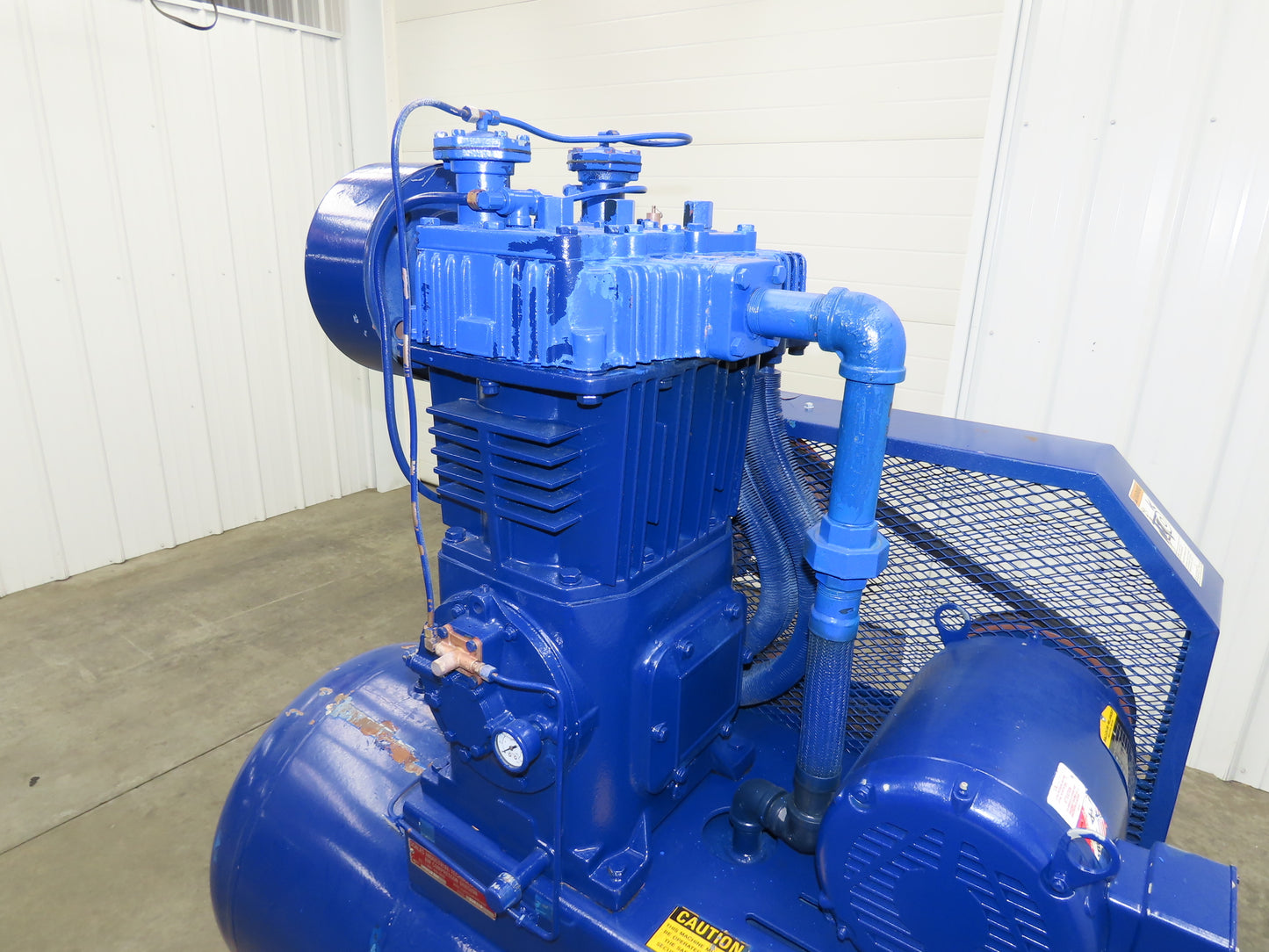 Quincy 350 Piston Air Compressor Pump 36CFM 175PSI 10Hp 230/460V 120G Tank