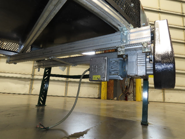 Transnorm TS1500/140 90° LH Curve 42" Belt Conveyor 200FPM Belt Drive 460V 3PH