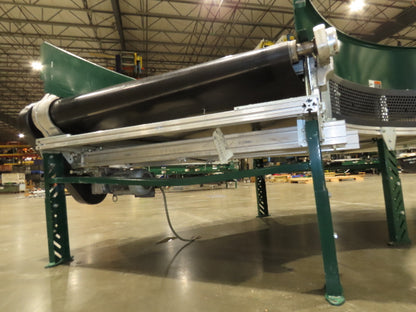 Transnorm TS1500/140 90° LH Curve 42" Belt Conveyor 200FPM Belt Drive 460V 3PH