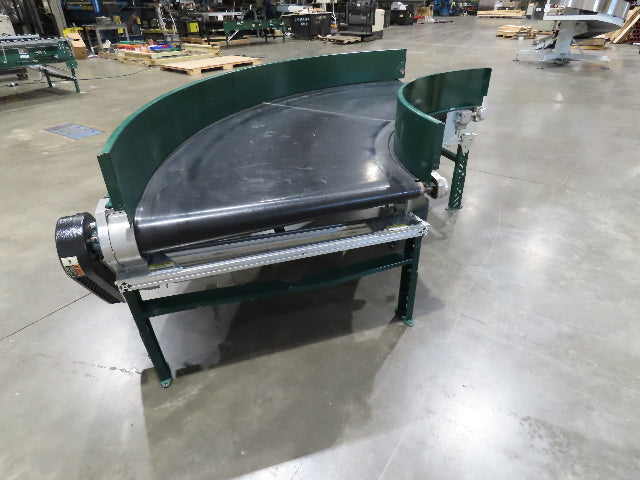 Transnorm TS1500/140 90° LH Curve 42" Belt Conveyor 200FPM Belt Drive 460V 3PH