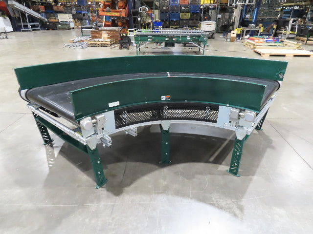 Transnorm TS1500/140 90° LH Curve 42" Belt Conveyor 200FPM Belt Drive 460V 3PH