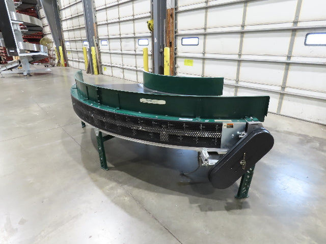 Transnorm TS1500/140 90° LH Curve 42" Belt Conveyor 200FPM Belt Drive 460V 3PH
