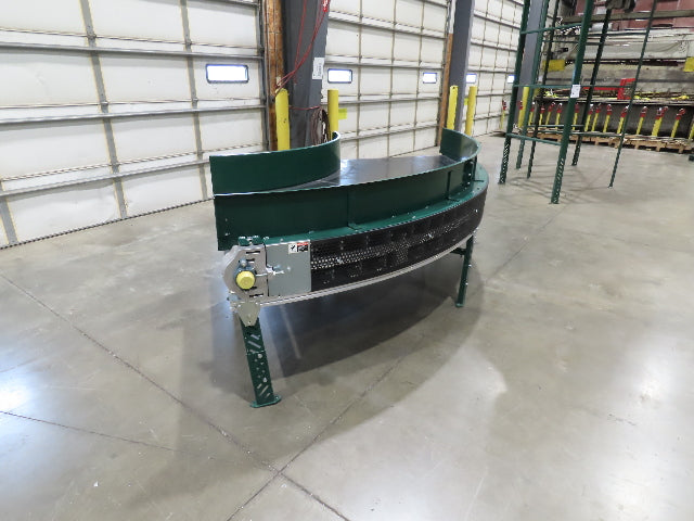 Transnorm TS1500/140 90° LH Curve 42" Belt Conveyor 200FPM Belt Drive 460V 3PH
