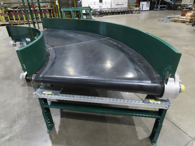 Transnorm TS1500/140 90° LH Curve 42" Belt Conveyor 200FPM Belt Drive 460V 3PH