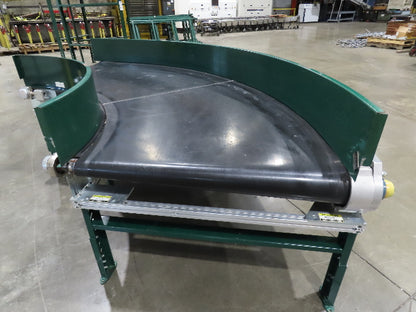 Transnorm TS1500/140 90° LH Curve 42" Belt Conveyor 200FPM Belt Drive 460V 3PH