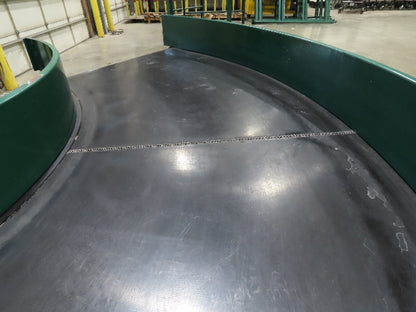 Transnorm TS1500/140 90° LH Curve 42" Belt Conveyor 200FPM Belt Drive 460V 3PH