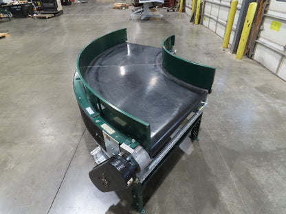 Transnorm TS1500/140 90° LH Curve 42" Belt Conveyor 200FPM Belt Drive 460V 3PH