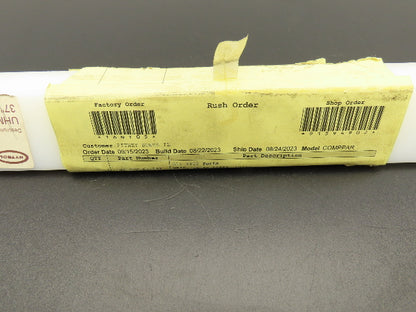 Hytrol MP-002564-037 Belt Conveyor Hitch Protector 37"BW Polyethylene Bar 36.5"L