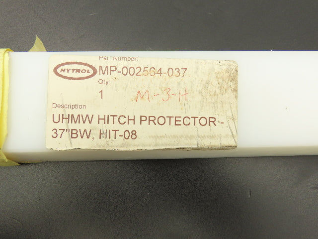 Hytrol MP-002564-037 Belt Conveyor Hitch Protector 37"BW Polyethylene Bar 36.5"L