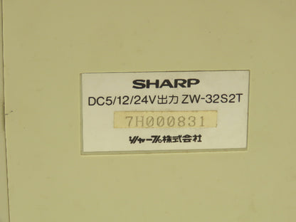 Sharp ZW-32S2T Output I/O Module 5/12/24VDC W/ N5639NC-52 Printed Circuit Board