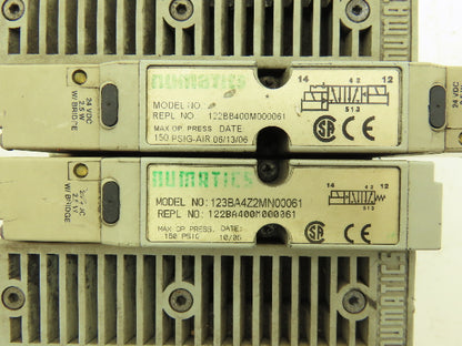 Numatics 122BB400M000061 123BA4Z2MN00061 Pneumatic Air DeviceNet Valve Assembly